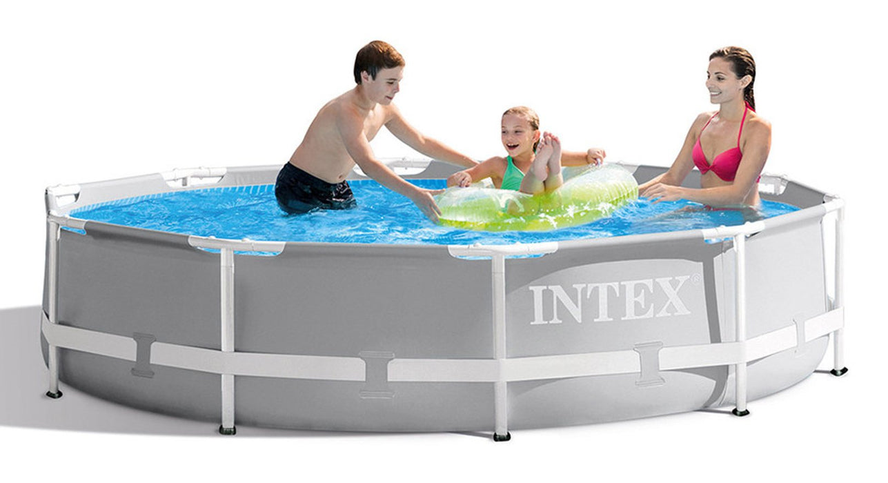 Intex Prismframe Piscina Con Anillo Hinchable Círculo 4485 L Azul, Gris