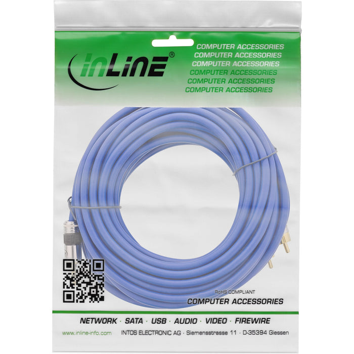 Cable De Audio Inline Premium 2x Rca Macho A 3.5mm Macho 25m