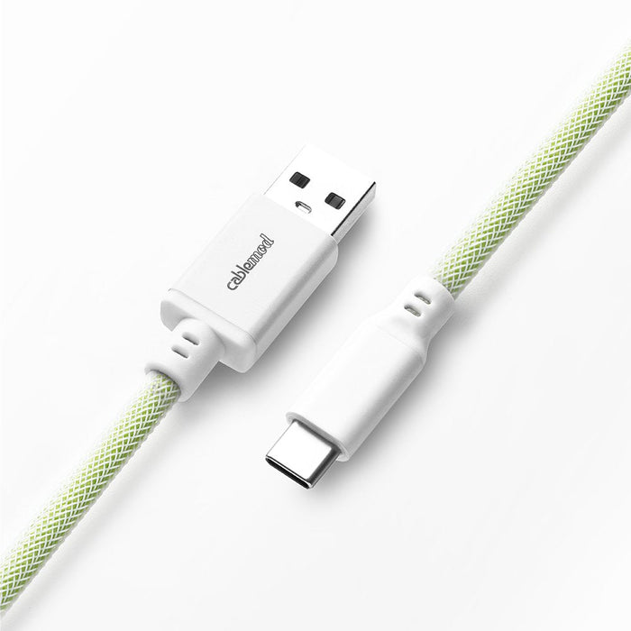 Cablemod Classic Coiled Keyboard Cable Usb-C A Usb Tipo A, Verde Lima Sorbet - 150cm