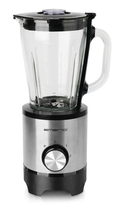 EAN 7333282013479 - Emerio BL-130988 licuadora 1,5 L Batidora de vaso portátil 500 W Negro, Acero inoxidable, Transparente imagen 1