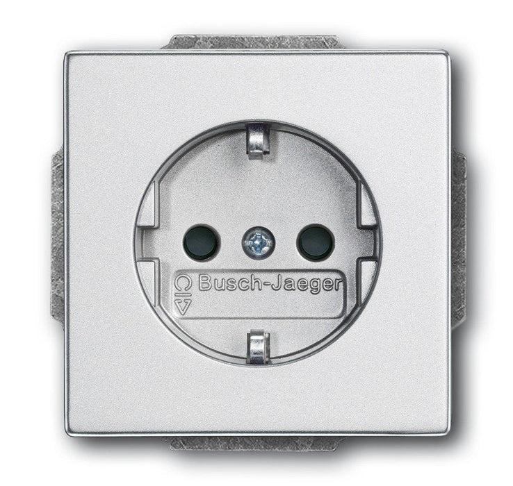 Busch Jaeger 20eucks-83 Steckdosen-Einsatz Future Linear Alusilber
