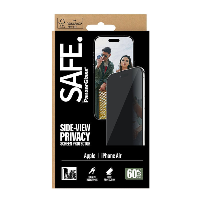 EAN 5715685028045 - PanzerGlass SAFE. by ® Privacy Screen Protector iPhone Air | Ultra-Wide Fit w. EasyAligner Protector de p imagen 3