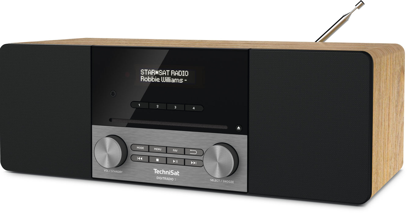 EAN 4019588339132 - TechniSat DIGITRADIO 3 Personal Analógico y digital Negro, Gris, Madera imagen 4