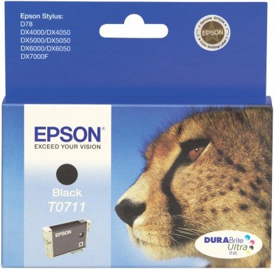 EAN 8715946329727 - Epson Cheetah T0711 black ink cartridge cartucho de tinta Original Negro imagen 3