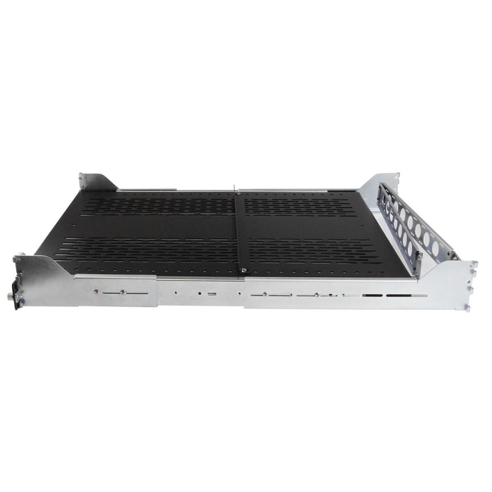 Startech.Com Estante Ventilado Deslizante De 2u Con Gestión De Cableado Y Profundidad Ajustable Para Rack 22 7kg Estante Para Bastidor Negro 2u 19" Para P/N: Rk1233bkm Rk2433bkm Rk2537bkm Rk3236bkf Rk4236bkb Rk4242bk24 Rk4242bk30