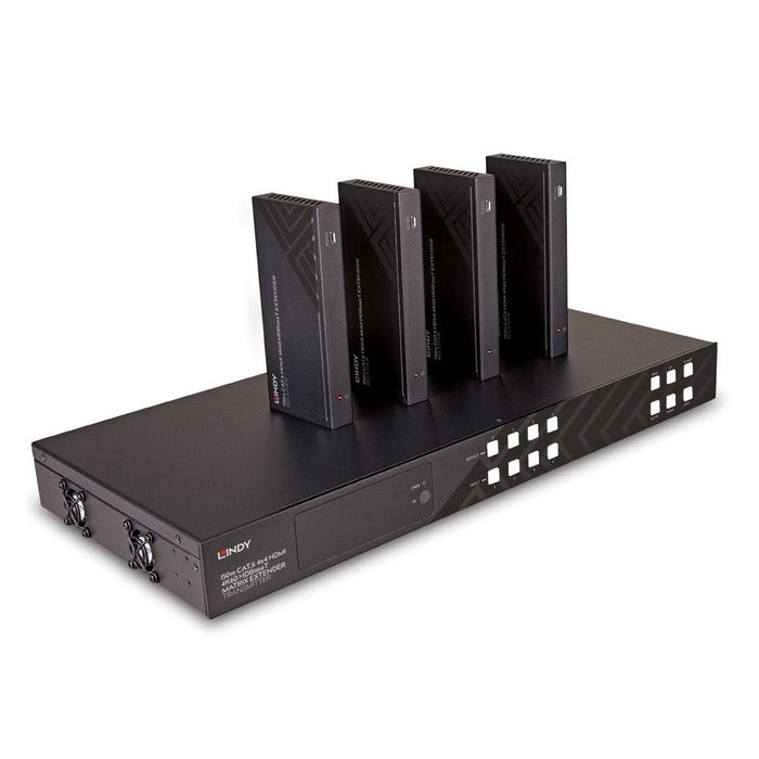 EAN 4002888383455 - Lindy 38345 extensor audio/video Transmisor y receptor de señales AV Negro imagen 2