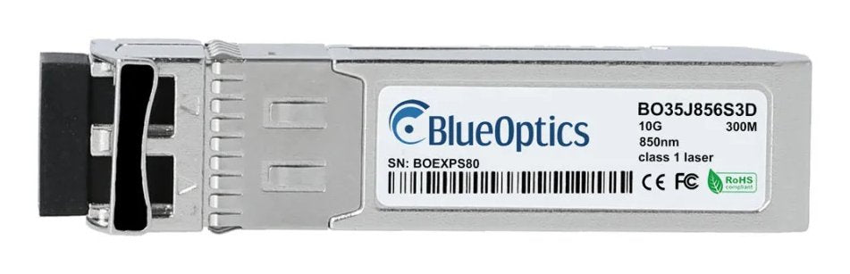 Blueoptics Hpe Aruba Jm535a Blueoptics Bo35j856s3d Sfp+ Transceiver, 10gbase-Sr, Multimode Fiber, 850nm, 300m
