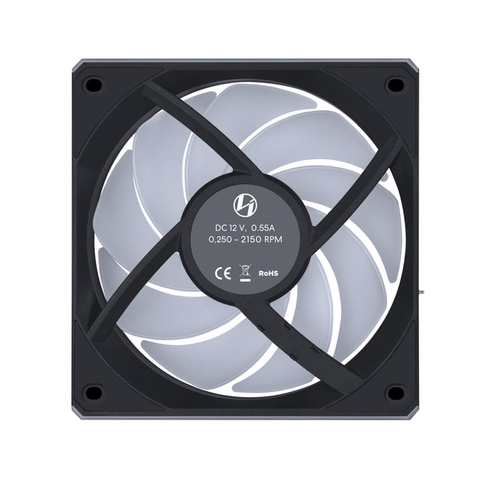 Ventilador  Pc 120x120 Lian Li Uni Fan Cl Black 3ud Argb