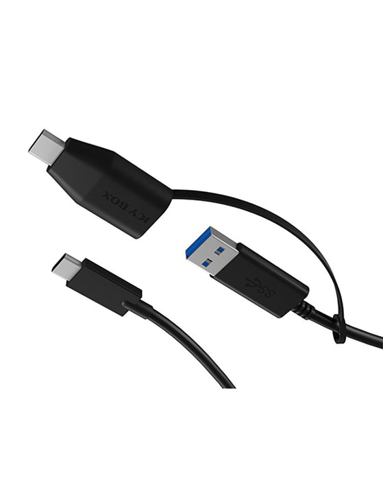 EAN 4250078171720 - ICY BOX IB-CB033 cable USB USB 3.2 Gen 2 (3.1 Gen 2) 0,35 m USB C USB A Negro imagen 4