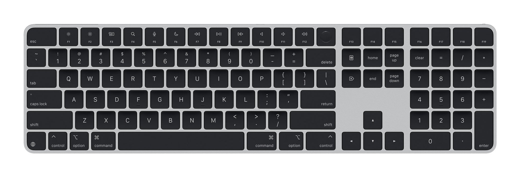 EAN 0195949655609 - Apple Magic teclado Universal USB + Bluetooth QWERTY Inglés de EE. UU. Negro imagen 1