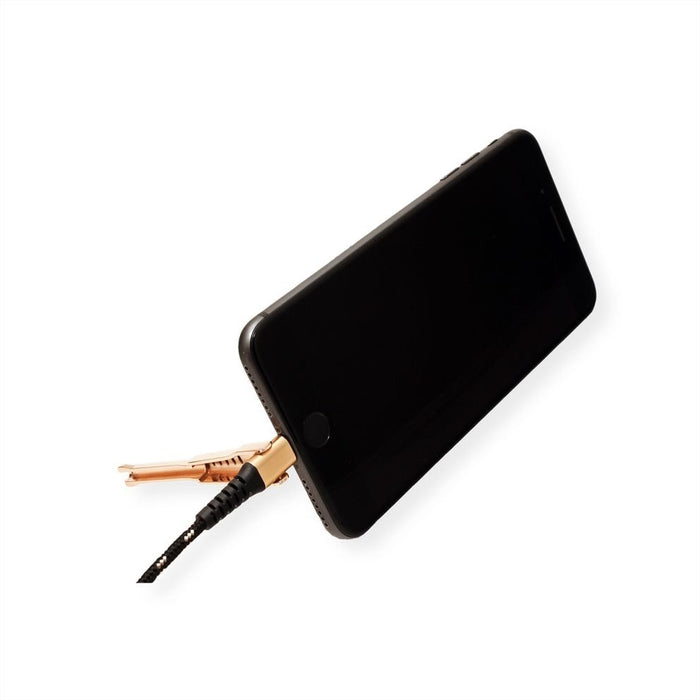 EAN 7630049617193 - ROLINE 11.02.8923 cable de conector Lightning 1 m Negro, Oro imagen 4