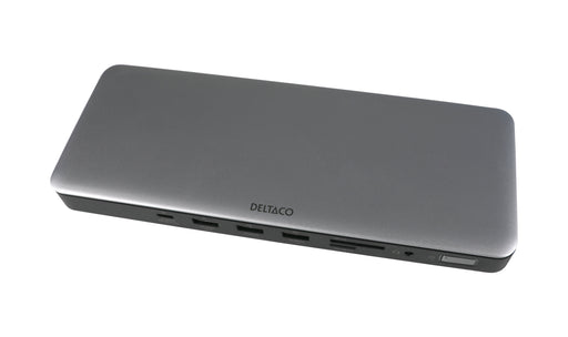 EAN 7333048060648 - Deltaco USBC-HDMI29 base para portátil y replicador de puertos USB Tipo C Plata imagen 2
