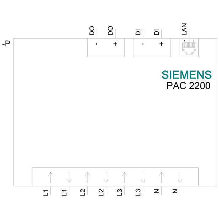 Siem 7km2200-2ea40-1ja1 Sentron, Messgerät, 7km Pac2200