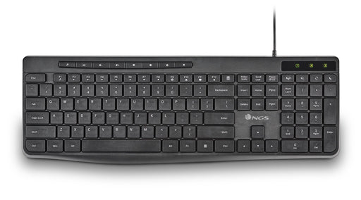 EAN 8435430625707 - NGS SPECTRA (QUERTY, ES) teclado Hogar / Oficina USB QWERTY Español Negro imagen 1