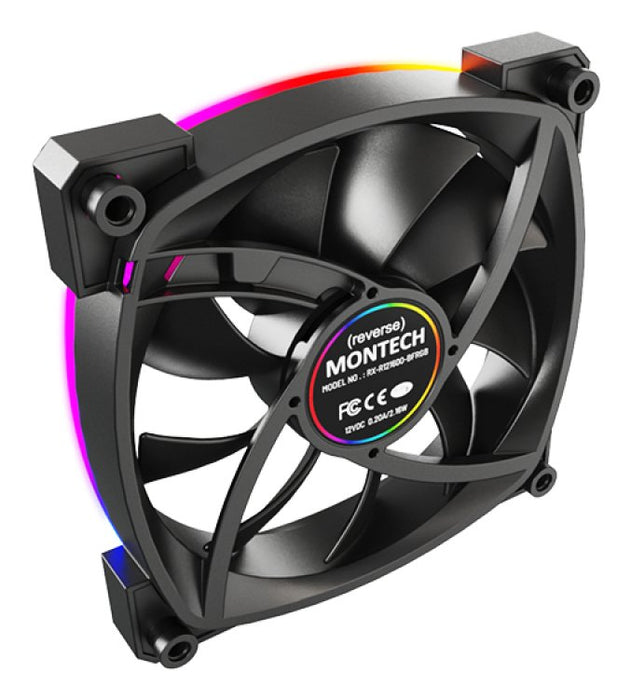 EAN 4710562748246 - Montech RX120 PWM Carcasa del ordenador Ventilador 12 cm Negro 3 pieza(s) imagen 4