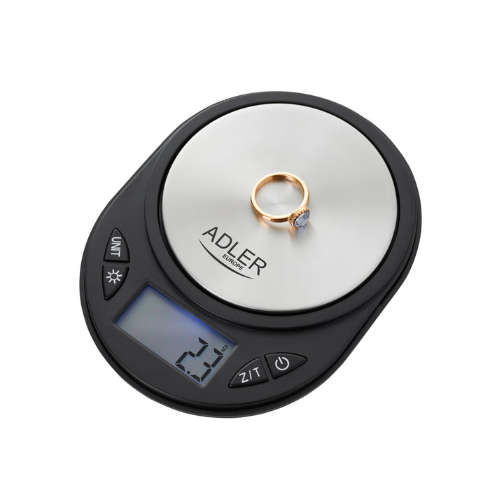 EAN 5902934830881 - Adler AD 3162 báscula de precisión Negro 750 g 0,1 g ct, dwt, g, gn, oz, ozt imagen 2