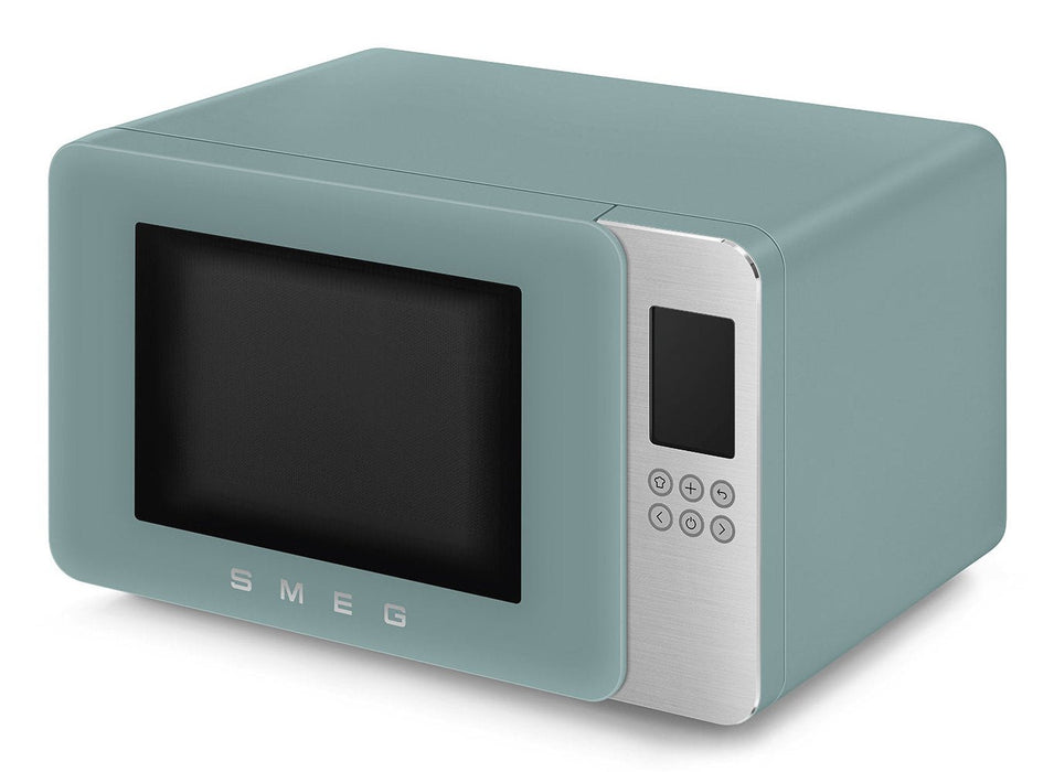 Microondas Smeg Con Grill Moc01egmeu, 4 Funciones, 1900w, Verde Esmeralda Mate