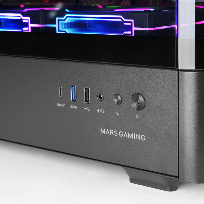EAN 8435693112709 - Mars Gaming MCLCDPRO carcasa de ordenador Midi Tower Negro imagen 10