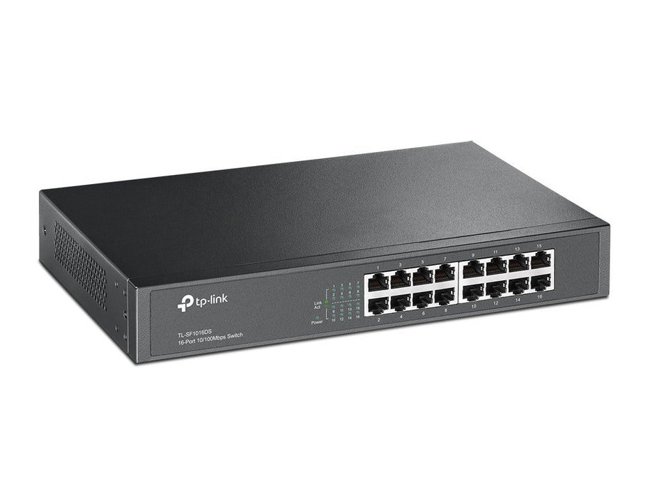 EAN 0845973020880 - TP-Link TL-SF1016DS No administrado Fast Ethernet (10/100) Negro imagen 2