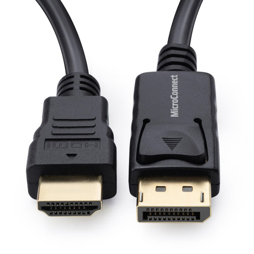 EAN 5704174300373 - Microconnect MC-DP-HDMI-1000 adaptador de cable de vídeo 10 m DisplayPort Negro imagen 2