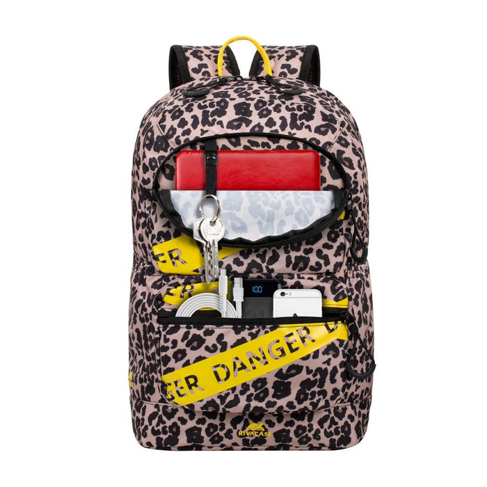EAN 4260709010458 - Rivacase Erebus 33,8 cm (13.3") Mochila Beige, Negro, Amarillo imagen 6