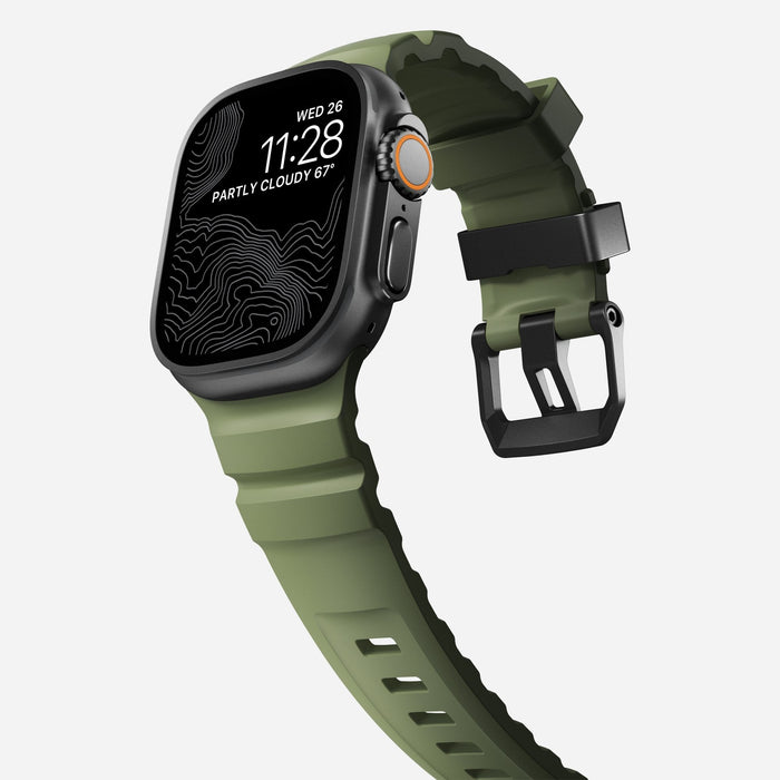 Nomad Rocky Point Band 42/44/45/ 49mm Forest Connector Black