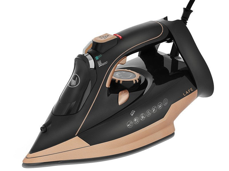 EAN 5907512875643 - Lafe VaporMax Plancha a vapor Suela de cerámica 3000 W Negro, Oro rosa imagen 1