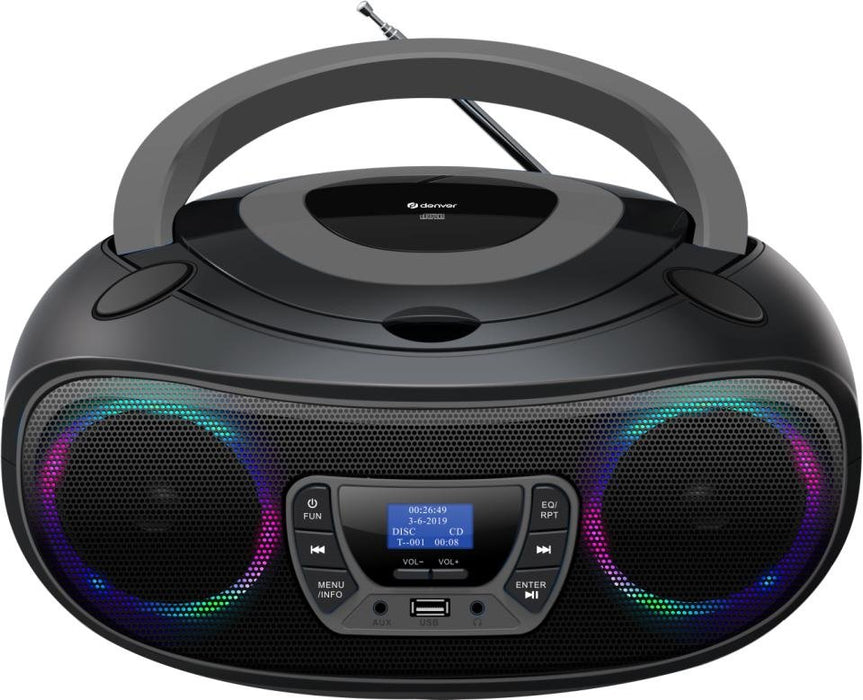 EAN 5706751079955 - Denver TDB-212GR Gris Reproductor de CD portátil imagen 1