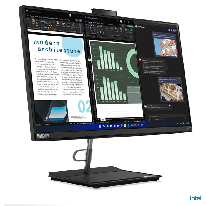 EAN 196379058725 - Lenovo ThinkCentre neo 30a 24 Intel® Core™ i5 i5-1240P 60,5 cm (23.8") 1920 x 1080 Pixeles PC todo en uno  imagen 2