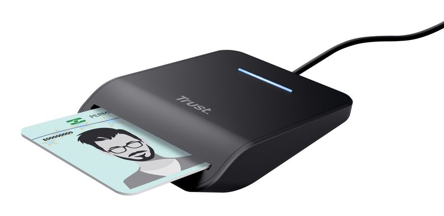 EAN 8713439260618 - Trust Primo lector de tarjeta inteligente Interior USB USB Tipo C Negro imagen 2