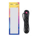 EAN 8433281010192 - Nanocable 10.37.0006-BK base múltiple 1,4 m 6 salidas AC Interior Negro imagen 4