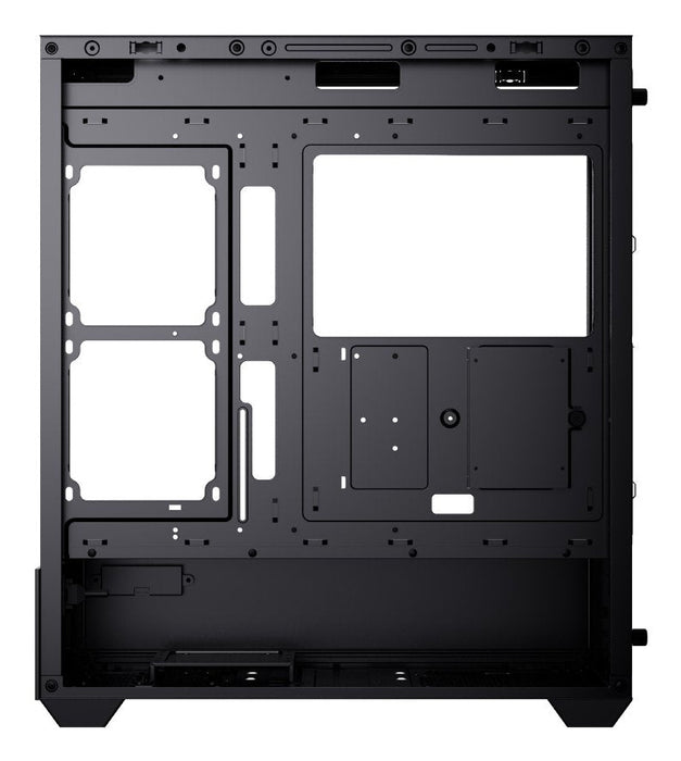 Caja Atx Aerocool P500d Digi Argb Cristal Templado Blanco