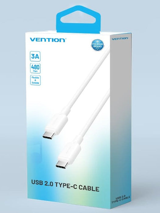EAN 6922794783348 - Vention TRCWF cable USB USB 2.0 1 m USB C 480 Gbit/s 60 W Blanco imagen 2
