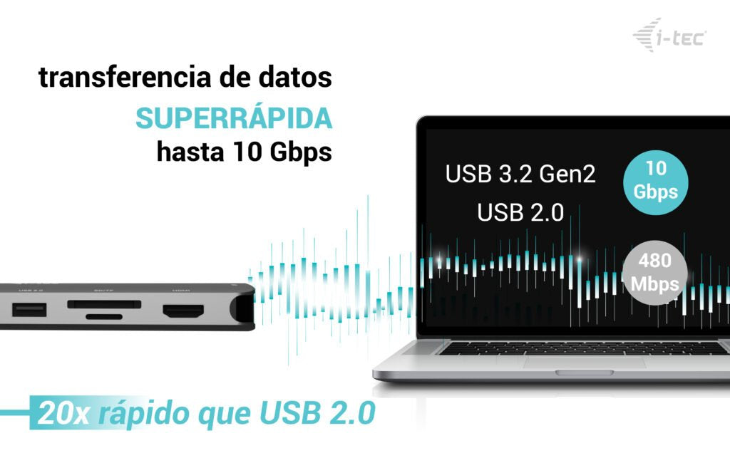 EAN 8595611707254 - i-tec Metal C31NANOTRIPLEDOCKPD base para portátil y replicador de puertos Alámbrico USB 3.2 Gen 1 (3.1 G imagen 11
