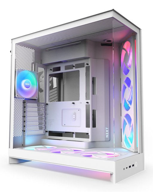 EAN 5056547207674 - NZXT H9 Flow RGB+ Midi Tower Blanco imagen 1