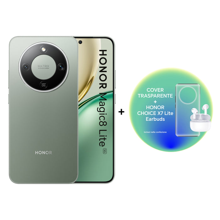 EAN 8034140502508 - Honor Magic8 Lite 5G 17,2 cm (6.79") MagicOS 9.0 USB Tipo C 8 GB 256 GB 7500 mAh Verde imagen 1