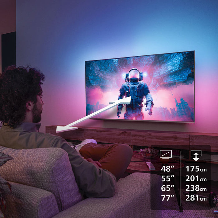 EAN 8718863046678 - Philips 55OLED76012 139,7 cm (55") 4K Ultra HD Smart TV Wifi Negro imagen 11