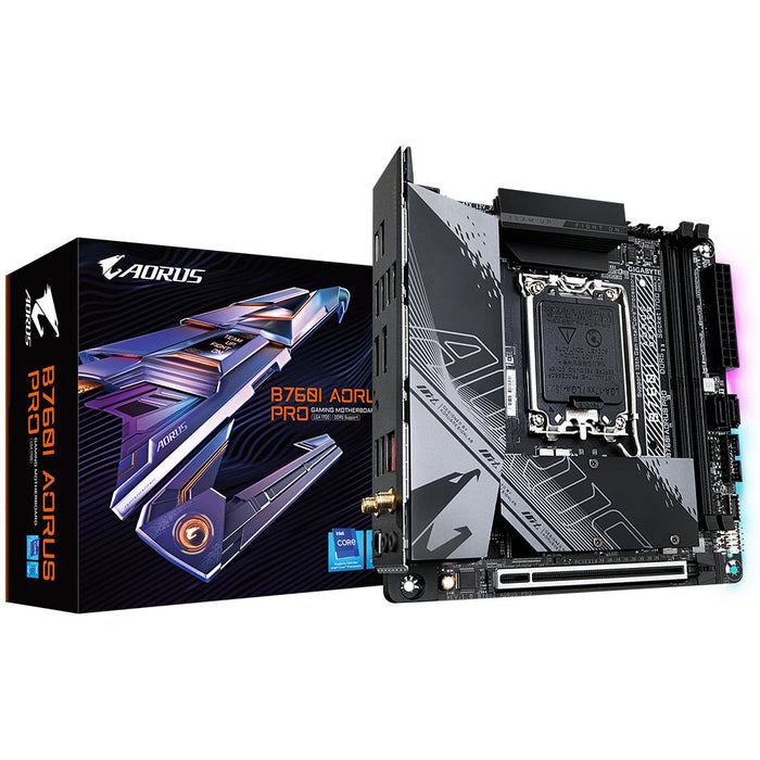 Placa Base Gigabyte B760i Aorus Pro B760,S1700,Mitx,Intel