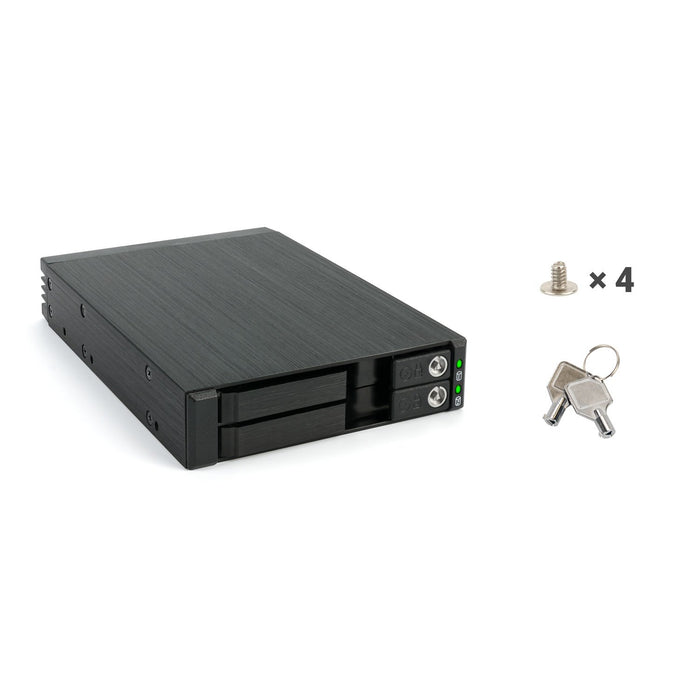 EAN 4250273425123 - Fantec MR-25DUAL Carcasa de disco duro/SSD Negro imagen 4