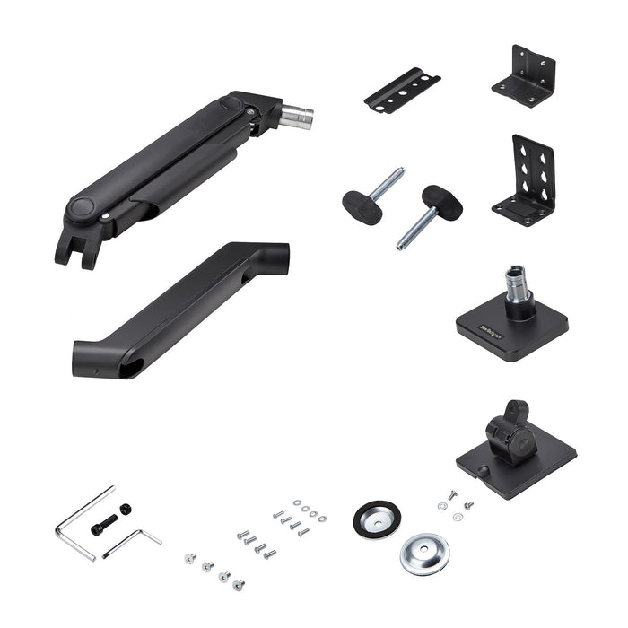 EAN 65030906333 - StarTech.com H1M1AG1-MONITOR-ARM soporte para monitor 124,5 cm (49") Escritorio Negro imagen 10