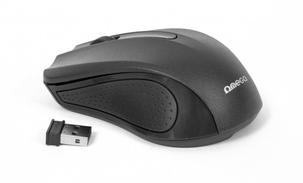 Omega Raton Inalambrico 2,4ghz 1000dpi Nano Usb Om0419b Negro