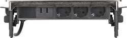 EAN 4007123656660 - Brennenstuhl 1396200113 base múltiple 2 m 3 salidas AC Interior Negro, Acero inoxidable imagen 7