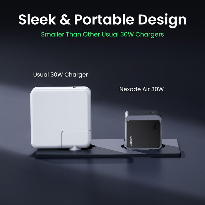 EAN 6941876230419 - Ugreen Nexode S 30W USB-C GaN Fast Charger EU gray Teléfono móvil, Batería portátil, Teléfono Gris Corrie imagen 4