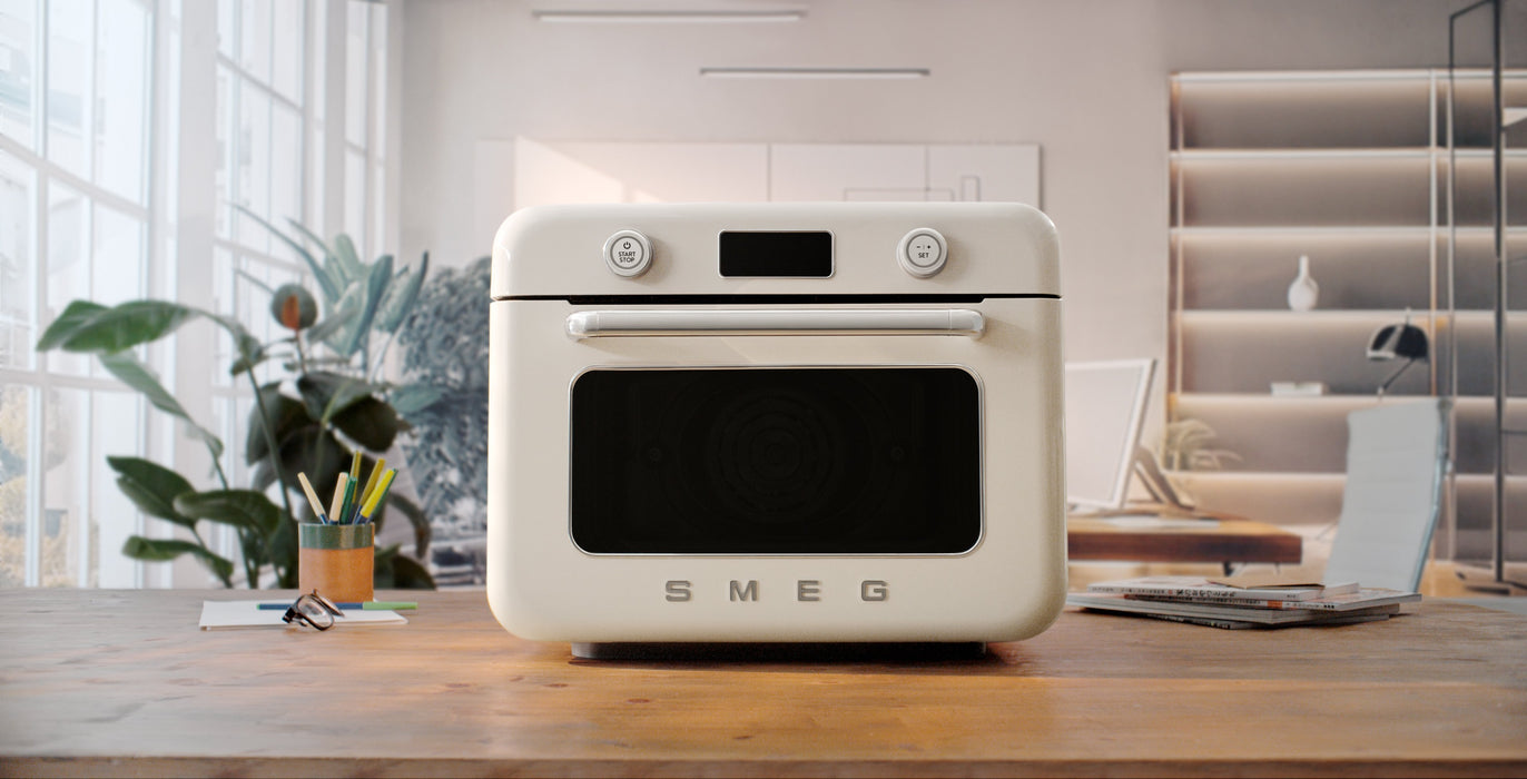 EAN 8017709329570 - Smeg COF01CREU horno de vapor Crema de color Botones, Giratorio imagen 21