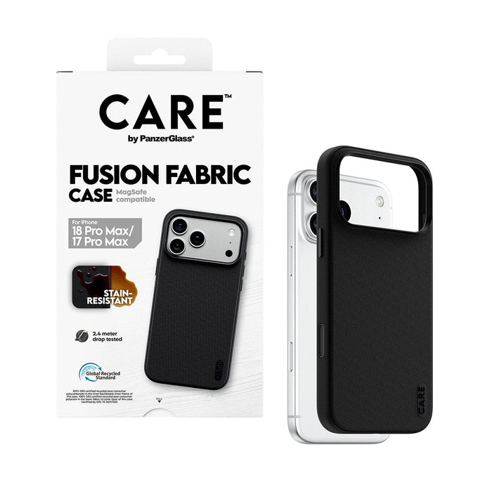 Panzerglass Care Fusion Fabric Case Negro Magsafe Iphone 18 Pro Max/ 17 Pro Max