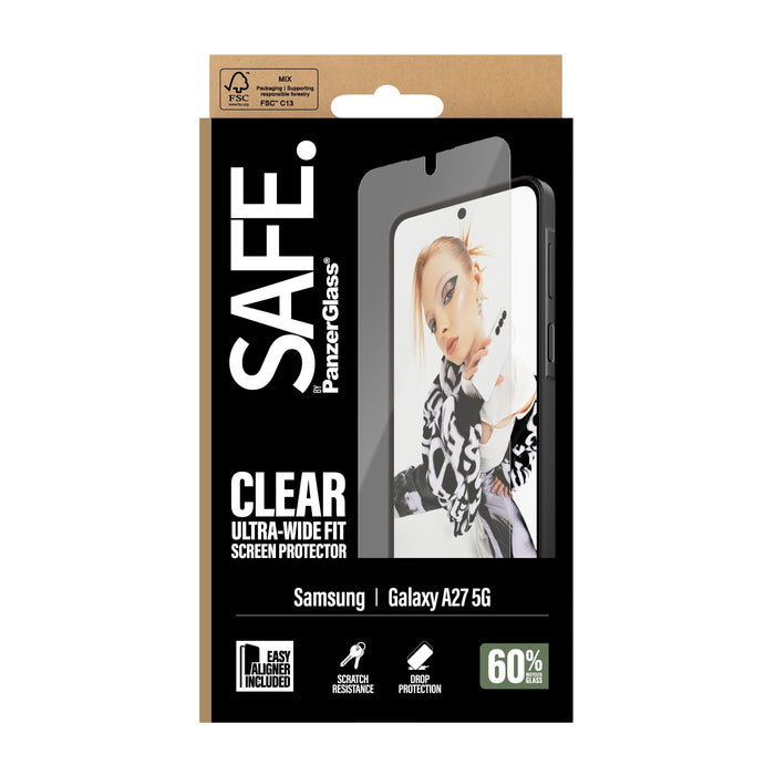 EAN 5715685034046 - PanzerGlass SAFE. by ® Screen Protector Samsung Galaxy A27 5G | Ultra-Wide Fit w. EasyAligner Protector d imagen 3