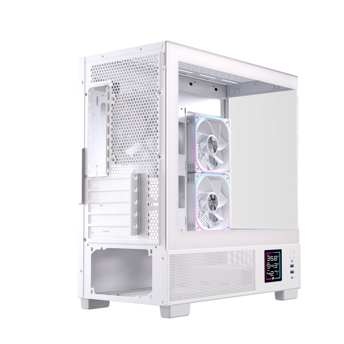EAN 6977277360073 - Einarex EXCS-SM-51DR-W carcasa de ordenador Micro Torre Blanco imagen 13