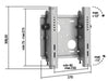 EAN 8016677260656 - ITB AMOMBMONOPLS soporte para TV Plata imagen 2