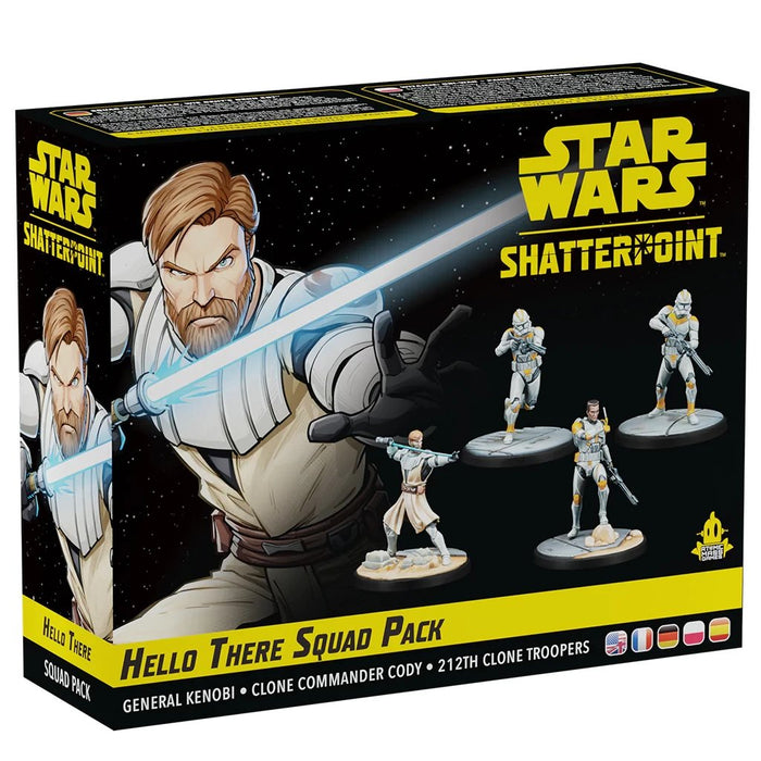Juego De Mesa Star Wars Shatterpoint Hello There General Obi Wan Kenobi Squad Pack