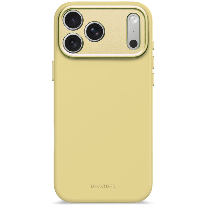 Decoded Silicone Backcover Apple Iphone 17 Pro Max Yuma Yellow Funda Para Iphone 17 Pro Max 17,5 Cm (6.9") Amarillo